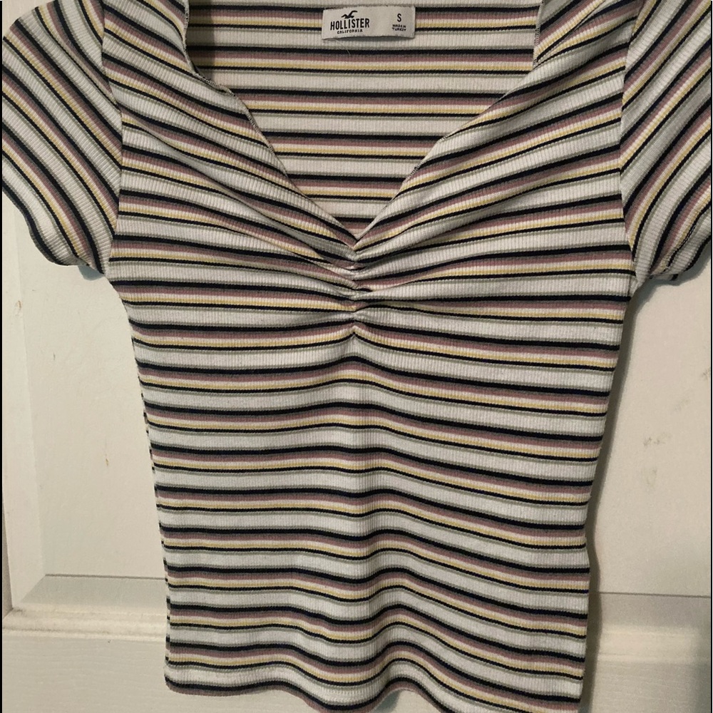 hollister ribbed crop